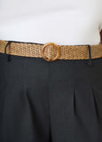 Belted Wide Leg Pants