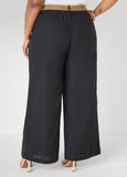 Belted Wide Leg Pants