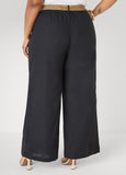 Belted Wide Leg Pants