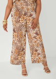 Printed Pull On Pants