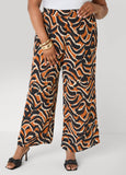 Printed High Waist Pants