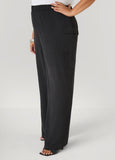 Textured Wide Leg Cargo Pants