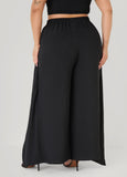 Tie Wrap Wide Leg Pants
