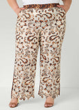 Leopard Print Corded Lace Pants