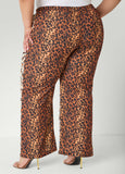 Leopard Print Corded Lace Pants