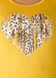 Leopard Heart Graphic Tee