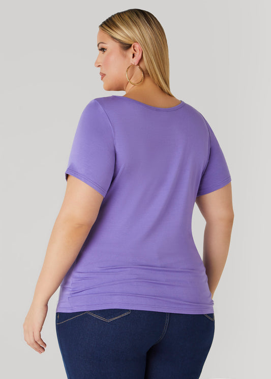 Basic Scoop Neck Tee