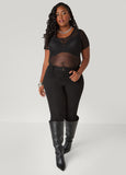 Stretch Mesh Tee