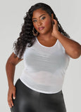 Stretch Mesh Tee