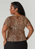 Cheetah Mesh Tee