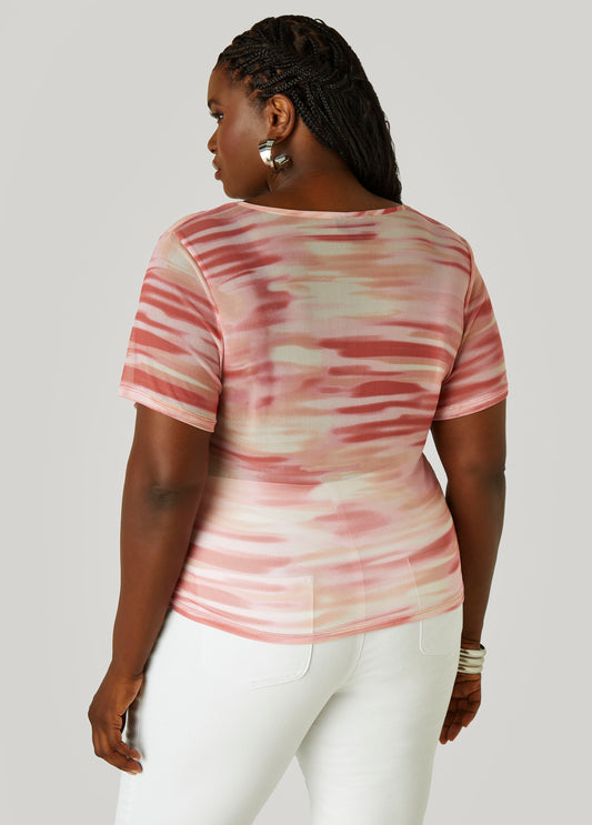 Abstract Mesh Tee
