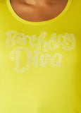 Birthday Diva Crystal Tee