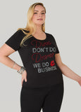 Divas Dont Do Drama Crystal Tee