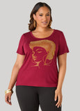 Crystal Afro Tee