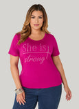 She Is Strong Crystal Tee