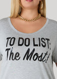 To Do List Graphic Tee