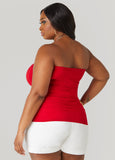 Ruched Tube Top