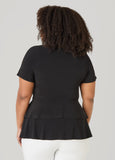 Tiered Peplum Top