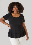 Tiered Peplum Top