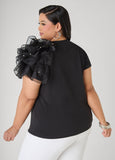 Iconic Organza Paneled Top