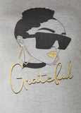 Grateful Glittered Graphic Tee