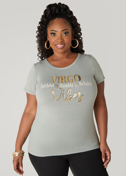 Plus Size Virgo Tee Plus Size Graphic Tee Plus Size Astrology T Shirt