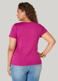 Super Model Glittered Graphic Tee