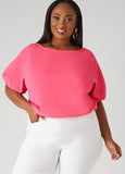 Cropped Bubble Top