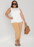 Ruched Ponte Top
