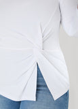Knotted Boat Neck Top