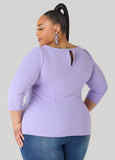 Knotted Boat Neck Top