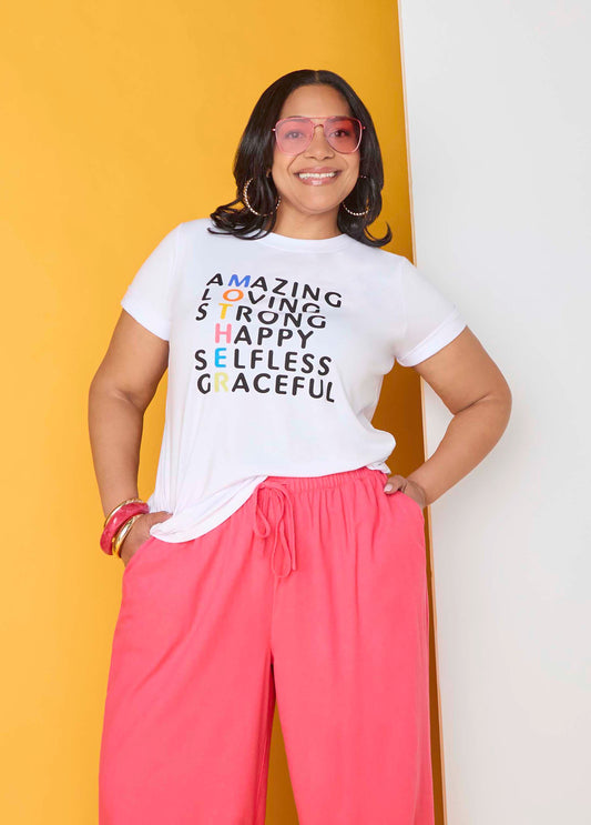 Plus Size Amazing Mother Next To Me Graphic Tee Jersey T Shirt