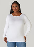 Plus Size Long Sleeve Tees Basic T Shirt Plus Size Top Jersey Tee