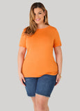 Plus Size Short Sleeve Tee T Shirt Jersey Top Basic Everyday Tee