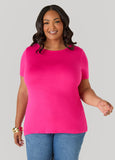 Plus Size The Basic Crewneck Jersey Tee