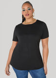 Basic Crewneck Jersey Tee