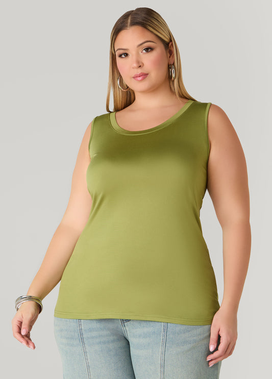 Plus Size Basic Knit Cami