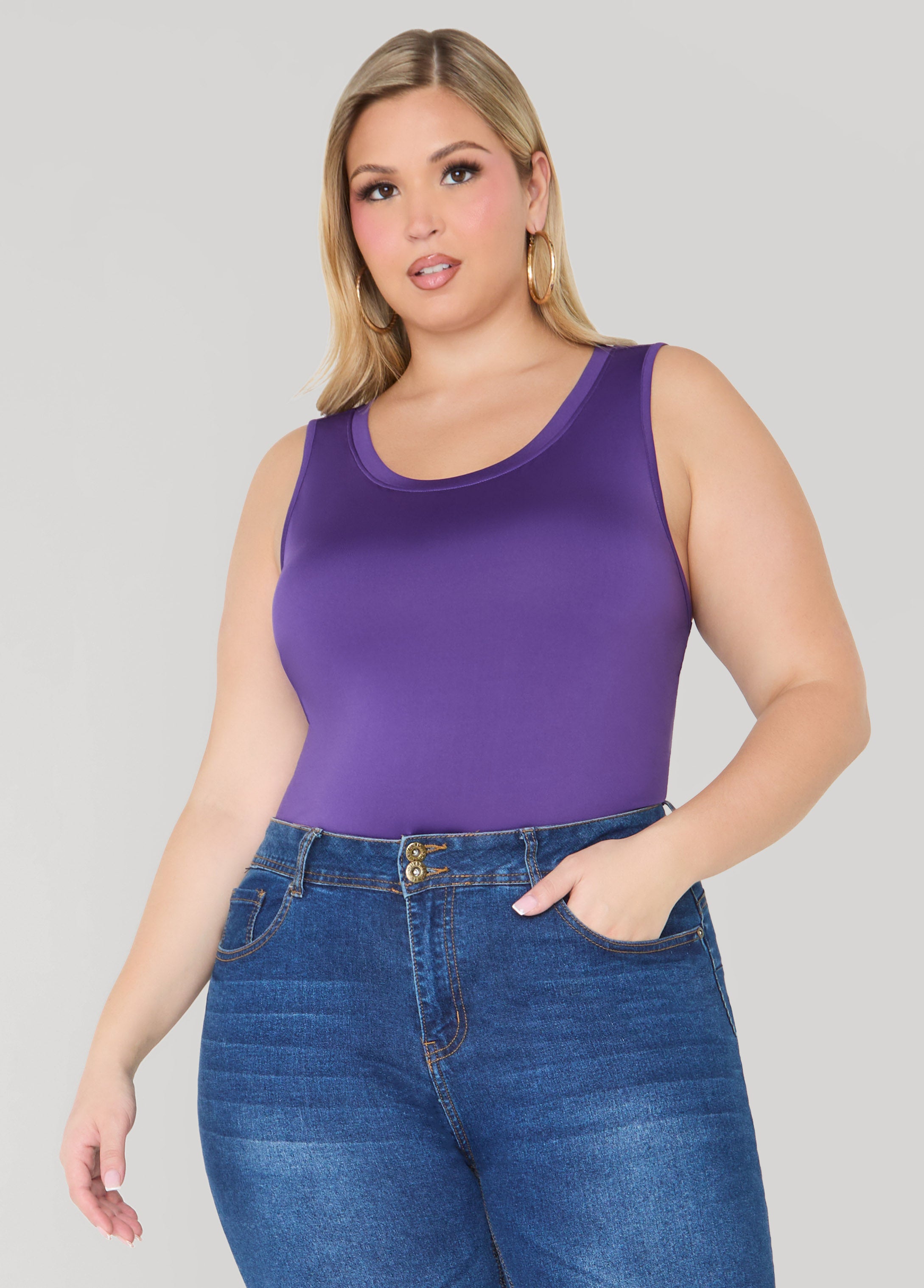 Plus Size Basic Cami Top