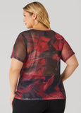 Printed Mesh Tee