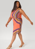 Dotted Cinch Waist Tunic