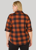 Cuffed Plaid Shirt
