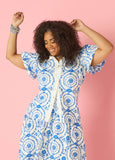 Plus Size Floral Crepe Shirt Plus Size Summer Top Party Top Set