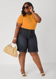 Necklace Stretch Cotton Tee
