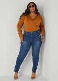 Pleated Faux Wrap Top