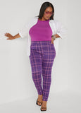 Ruched Stretch Knit Tee