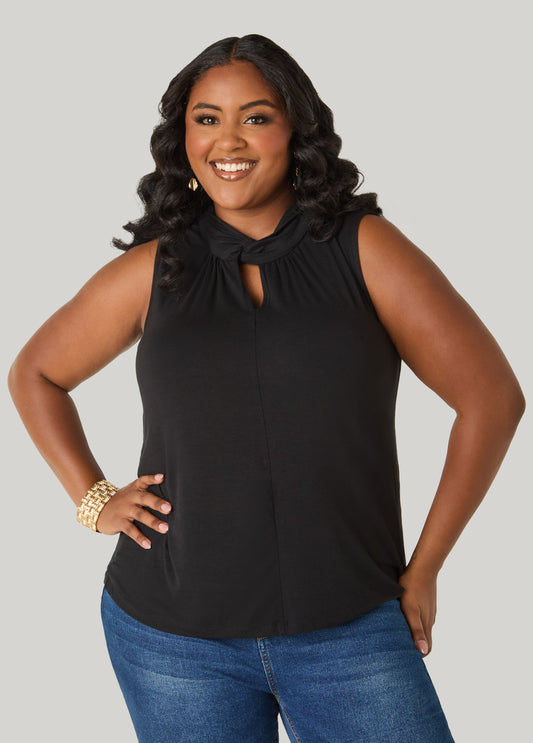 Twist Front Keyhole Top