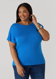 Lace Paneled Open Back Top