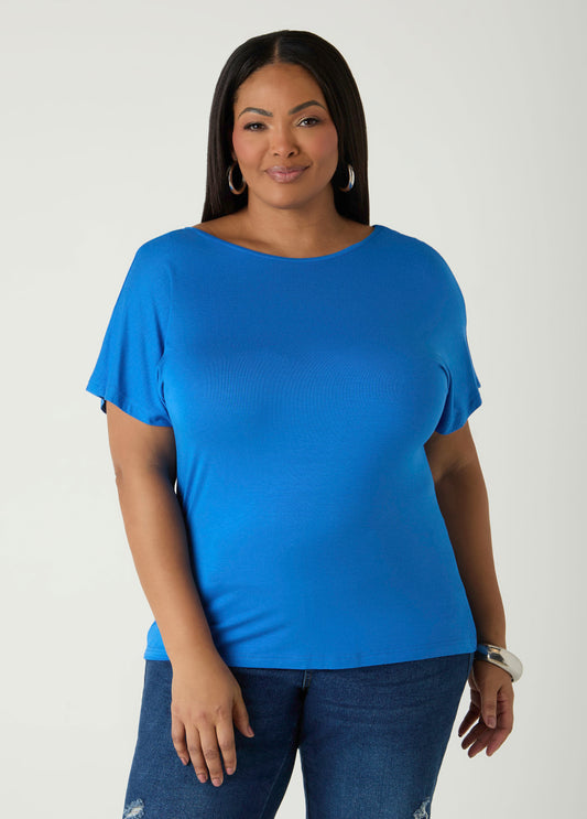 Lace Paneled Open Back Top