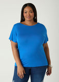 Lace Paneled Open Back Top