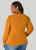 Tie Front Cutout Top
